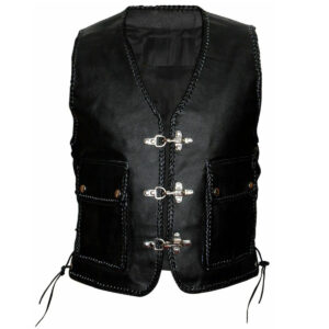 Native American Motorcycle Leather Vest