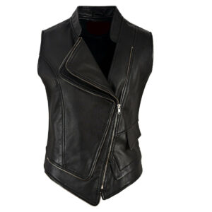 Women Double Brest Punk Waistcoat
