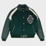 Avirex Green Varsity Bomber Jacket