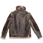 B-3 Leather Bomber Jacket - 100 Missions - Image 2