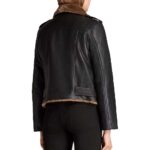 B3 Aviator Shearling Fashion Black Leather Jacket - Image 2