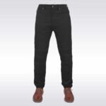 Black Kevlar Motorcycle Jeans with CE Level 2 Protectors - Image 3