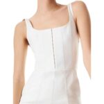 Classy White Leather Jumpsuit for Women - Image 3