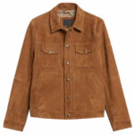 Cowboy Western Brown Suede Leather Jacket for Men