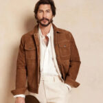 Cowboy Western Brown Suede Leather Jacket for Men - Image 3