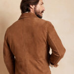 Cowboy Western Brown Suede Leather Jacket for Men - Image 2