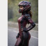 Women's Custom Leather Motorcycle Racing Suit - Image 3
