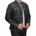 David Beckham Leather Jacket - Image 4