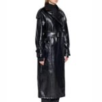 Genuine Leather Trench Coat for Women - Image 3