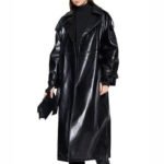 Genuine Leather Trench Coat for Women - Image 4
