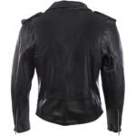 Genuine leather Belted Biker Jacket for Men - Image 2