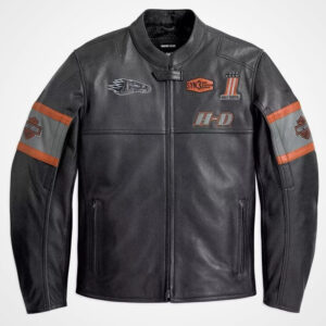 Harley Davidson Screaming Eagle Leather Biker Jacket