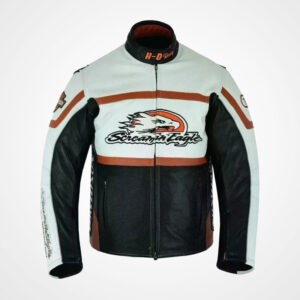 Harley Davidson Screaming Eagle Raceway Leather Motorcycle Jacket
