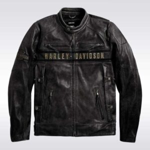 Harley Davidson Vintage Motorcycle Leather Jacket