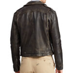 Iconic Men's Cowhide Leather Biker Motorcycle Jacket - Image 2