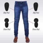 Kevlar Motorcycle Jeans with CE Level 2 Armor for Men - Image 2