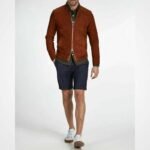 Men's Brown Pure Suede Leather Trucker Jacket - Image 3