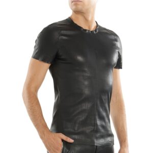 Men's Lamb Leather T-Shirt