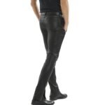 Men Leather Biker Pant - Image 2