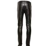 Men's Skinny Fit Leather Pants - Stylish Bottoms - Image 2