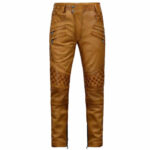 Men's Burnt Brown Leather Pant