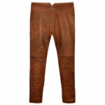 Men's Distressed Brown Leather Pant - Image 5