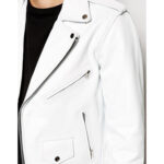 New Men's Slim-fit Genuine Lambskin Leather Motorcycle Jacket - Image 2