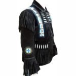 Men's Western Cowboy Leather Jacket - Image 2