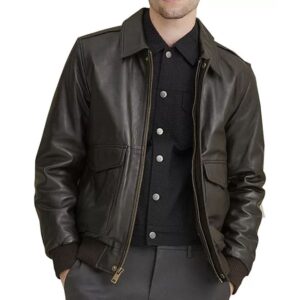 Men's Brown A-2 Flight Aviator Jacket