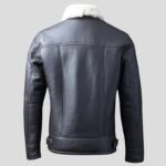 Men's Flying Sheepskin Shearling Leather Jacket - Image 3