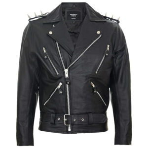 Men's Fringe Leather Motorcycle Jacket