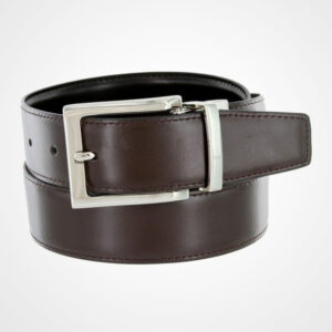 Men's Reversible Leather Dress Belt