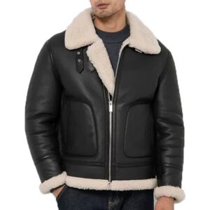 Men's Shearling Aviator Jacket