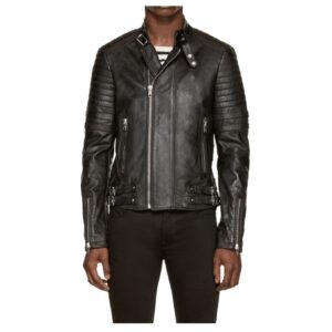 Neck Belt Race Moto Jacket
