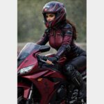 Women's Custom Leather Motorcycle Racing Suit - Image 2
