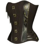 Overbust Corset Genuine Leather Corset - Image 2