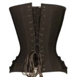Overbust Corset Genuine Leather Corset - Image 3