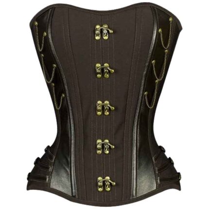 Overbust Corset Genuine Leather Corset