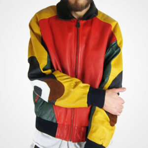 Seinfeld 8 Ball David Puddy Leather Jacket