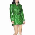 Genuine Leather Party Dress For Women - Image 4