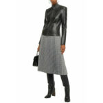 Slim Fit Black Lambskin Biker Jacket for Women - Image 2