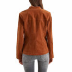 Suede Biker Jacket Women - Image 2