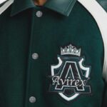 Avirex Green Varsity Bomber Jacket - Image 4