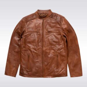 Whiskey Brown Classic Leather Jacket