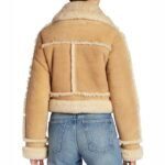 Women B3 Bomber Shearling Fur Coat Aviator Jacket - Image 2