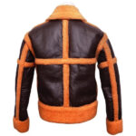 Women Shearling Rancher Leather Jacket Western Style - Image 2