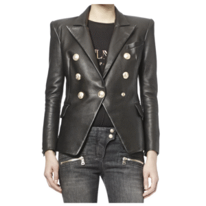 Women Leather Blazer Corporate Leather