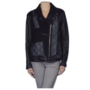 Women Stylish Motorcycle Fashion Biker Leather Jacket