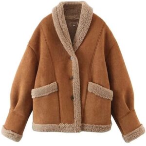 Women's RAF B3 Bomber Shearling Fur Leather Jacket