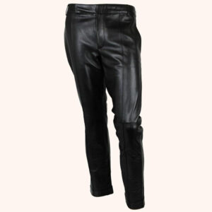 Authentic Fashion Black Leather Pants for Men